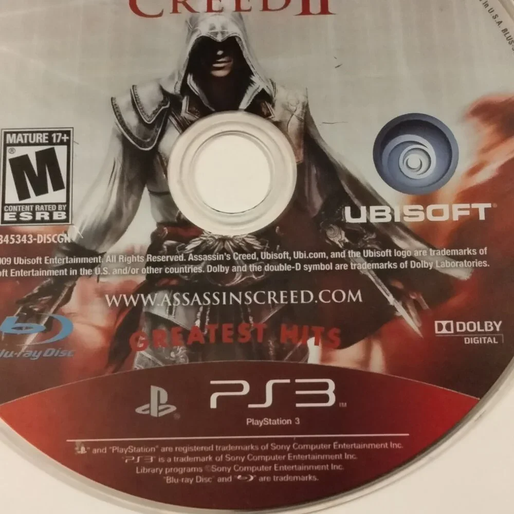 Assassins Creed II Greatest Hits PS3 Game Disc Only